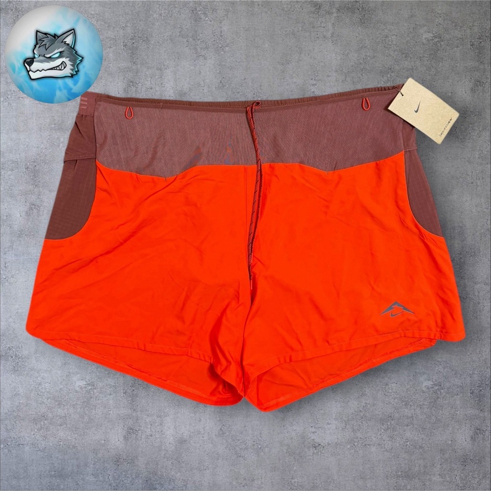 Nike Trail Second Sunrise Dri-Fit ADV 5" Running Shorts Mens Size L HJ3572-633